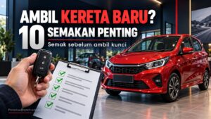 Checklist ambil kereta Perodua baru: 10 semakan penting sebelum ambil kunci